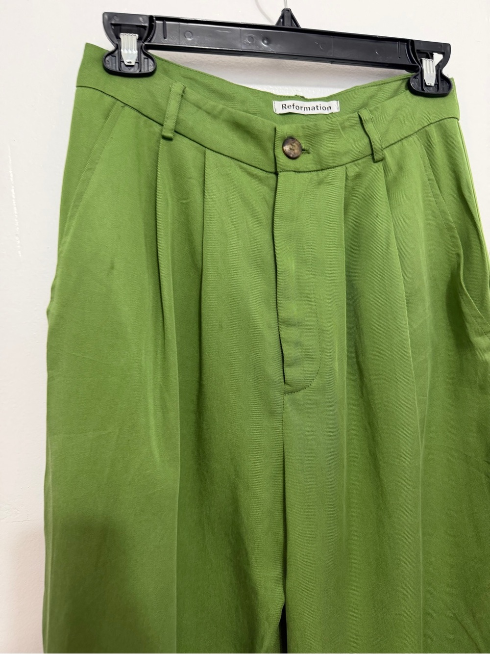 Reformation Mason Green
Wide-Leg Trousers - Picture 3 of 6